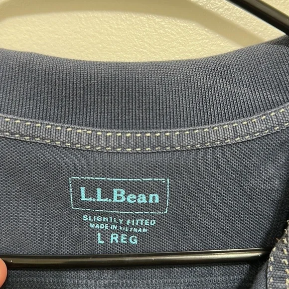 L.L. Bean Whale Polo size L - Picture 2 of 5